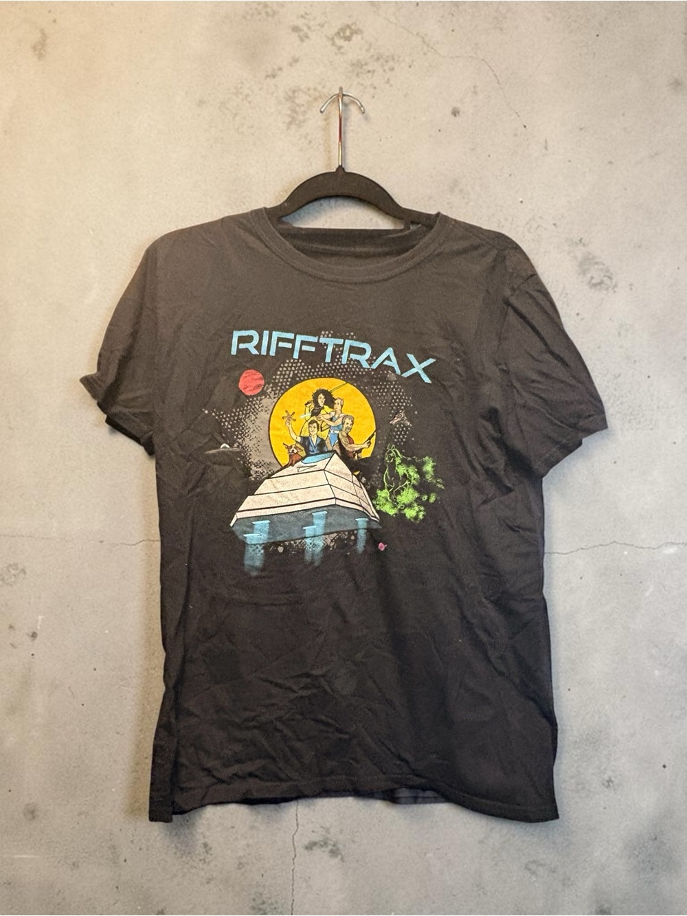 RiffTrax Black Graphic Short Sleeve Tee